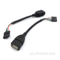 USB-2.0 para DUPONT 5PIN CABELO DE CABELO CABO TABEL